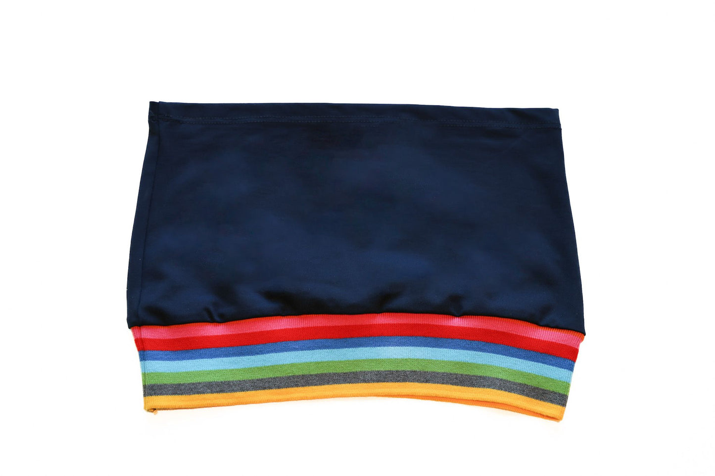 Navy & multicolour striped band