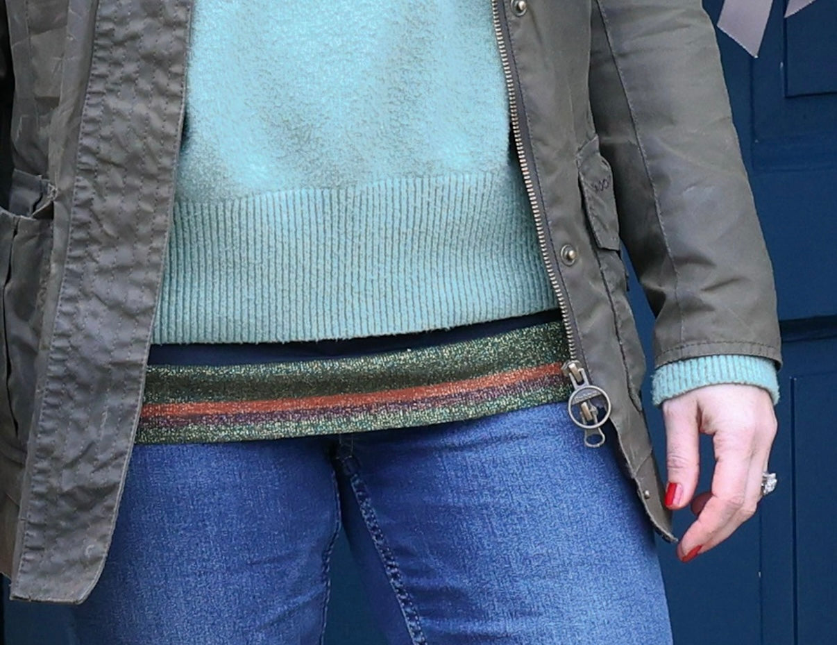 Black green & bronze sparkly band