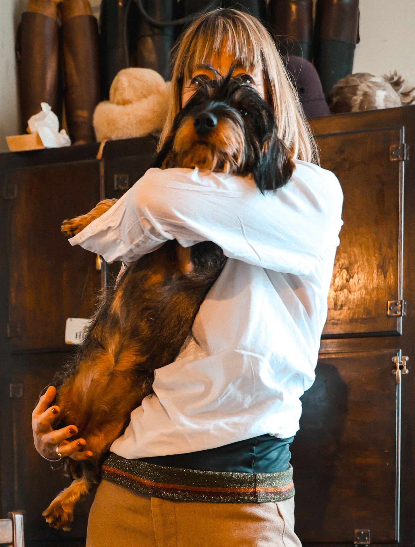 Black green & bronze sparkly band